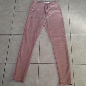 High rise skinny jeans